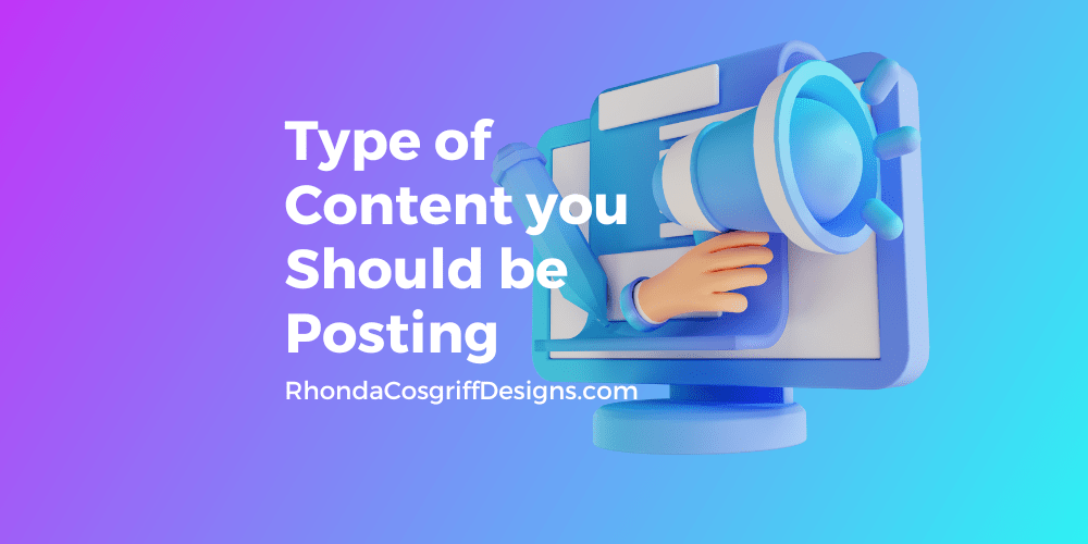 Post- launch: Type of content you should be posting