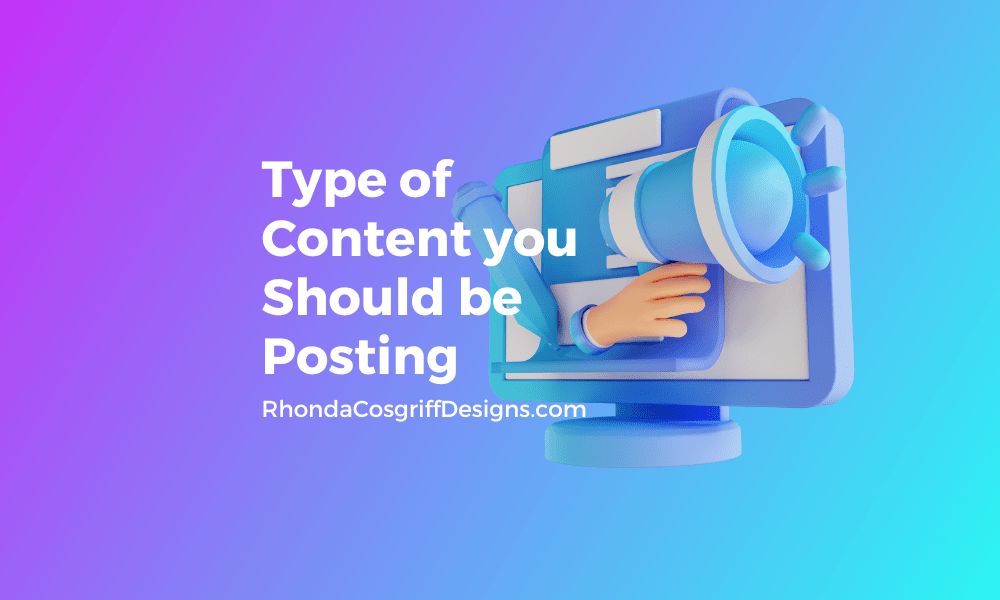 Post- launch: Type of content you should be posting