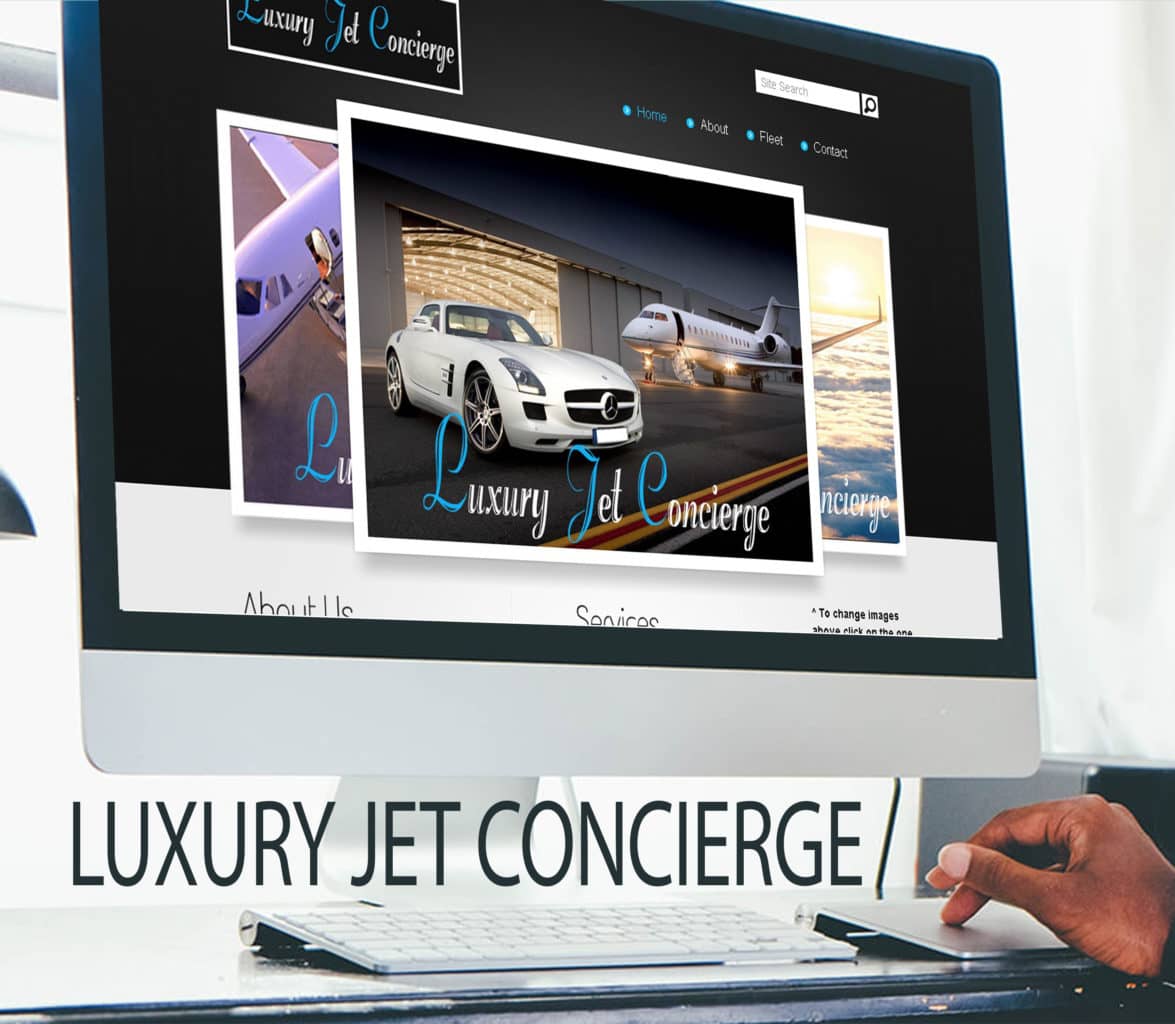 Luxury Jet Concierge Website Design