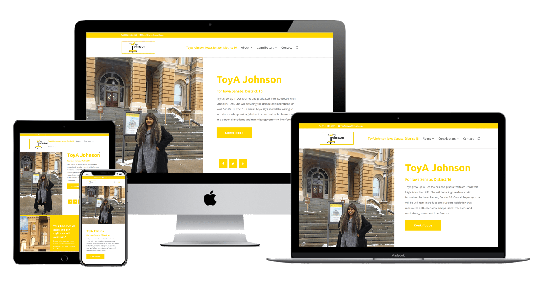 Toya4Iowa Website Design+Iowa-Web-Designer