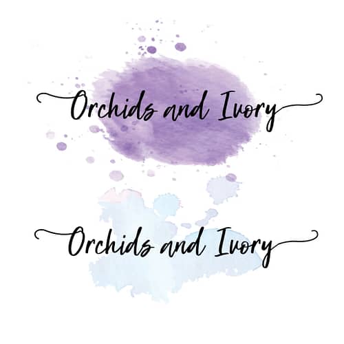 orchids and ivory logo design 