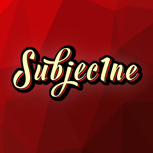 Subjec1ne logo design