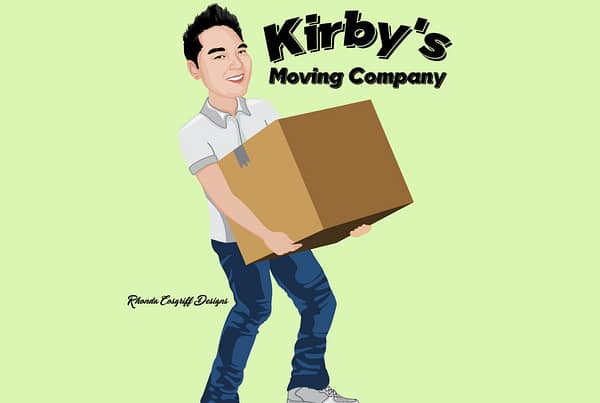 Kirby's moving company logo design Des Moines, Iowa
