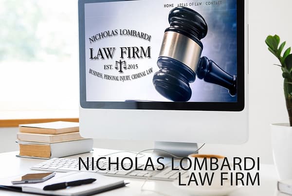 Web Design for Lombardi Law in West Des Moines Iowa