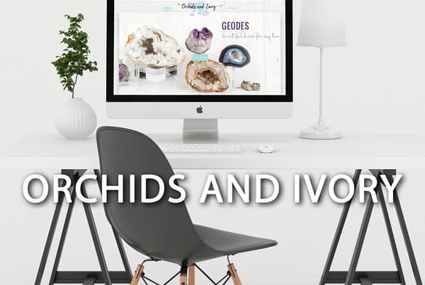 Orchids and Ivory website design 
